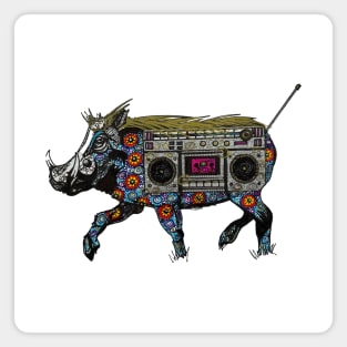 Walkie Talkie Warthog Magnet